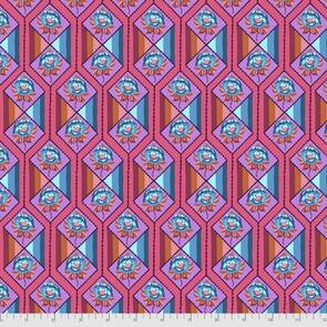 Free Spirit Anna Maria Horner Bright Eyes - Facets - Coral