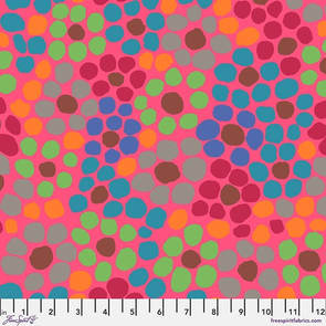 Free Spirit Kaffe Fassett Flower Dot - Pink || February 2022