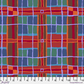 Free Spirit Kaffe Fassett Checkmate - Brown || August 2022