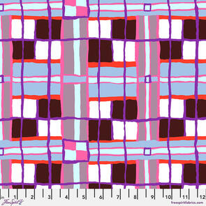 Free Spirit Kaffe Fassett Collective 2024 - Checkmate Lilac