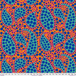 Free Spirit Kaffe Fassett Paisley Dot - Orange || August 2023