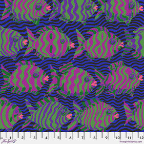 Free Spirit Kaffe Fassett - Minnows - Blue || August 2025