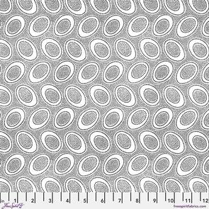 Free Spirit Kaffe Fassett - Aboriginal Dot - White || August 2026