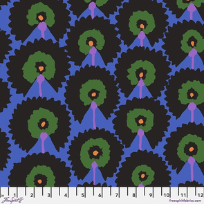 Free Spirit Kaffe Fassett Regal Fans - Dark || February 2022