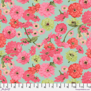 Free Spirit Garden - Zinnia Toss - Aqua