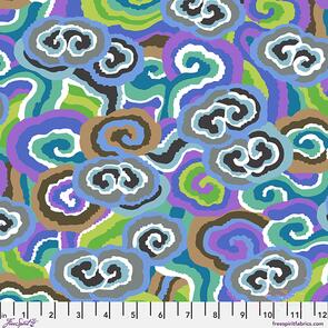 Free Spirit Kaffe Fassett - Cloud Scrolls - Contrast || August 2026