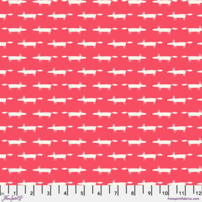 Free Spirit Poppy Pop - Mini Mr Fox - Poppyred