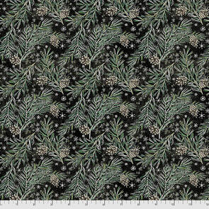 Free Spirit Tim Holtz Christmastime PWTH169.BLACK