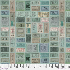 Free Spirit Teal Tickets || Tim Holtz Palette Teal