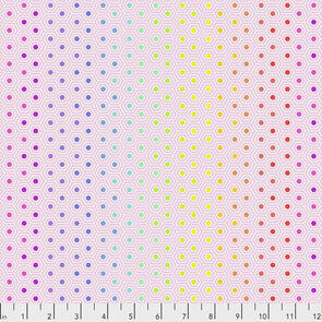 Free Spirit Tula Pink Hexy Rainbow - Shell