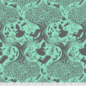 Free Spirit Tula Pink Fabric - Curiouser and Curiouser Collection - Down the Rabbit Hole - Daydream