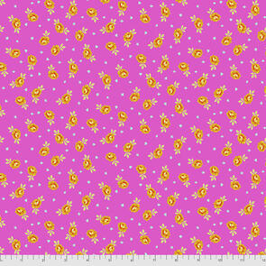Free Spirit Tula Pink Fabric - Curiouser and Curiouser Collection - Baby Buds - Wonder
