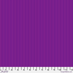 Free Spirit Tula Pink Tiny Stripes - Aster || True Colors