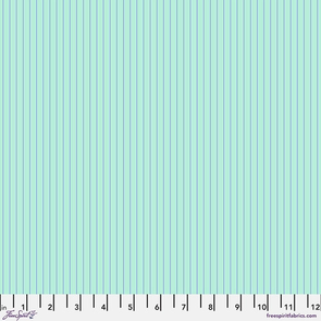 Free Spirit Tula Pink Tiny Stripes - Misty || True Colors