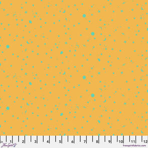 Free Spirit Space Sprinkles - Papaya || Tula Pink True Colors