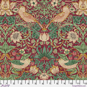Free Spirit Morris & Co - Strawberry Thief - Dawn Rose || Lodden