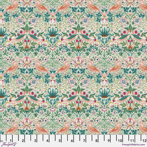 Free Spirit Morris & Co || Bedford Park || Mini Strawberry Thief - Mineral