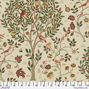 Free Spirit Morris & Co - Suffolk Holiday Collection || Kelmscott Tree - Barbed Berry