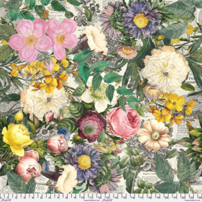 Free Spirit Tim Holtz - Eclectic Elements Palette Collection - Floristry 108" Wideback