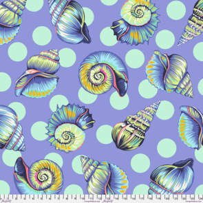 Free Spirit Tula Pink - Floral Reef Collecttion || Big Shelly - Marine 108" Wideback