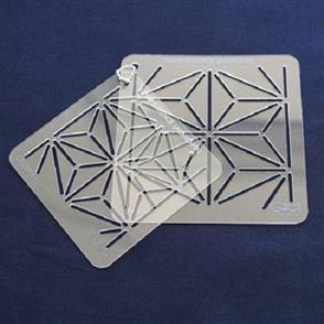 QH Textiles Sashiko Stencil - Asano-Ha