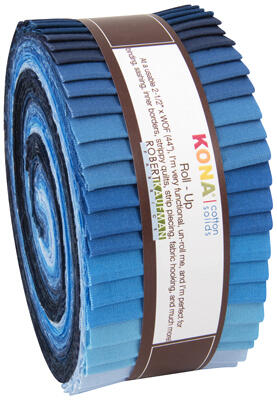 Robert Kaufman Roll Ups: Kona Cotton, Dusk to Dawn palette