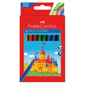 Faber-Castell Fibre Tip Markers - Box of 30