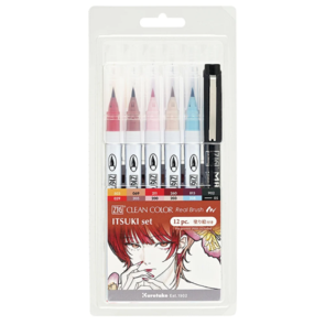 KURETAKE ZIG Clean Colour Real Brush x Istuki - 12pc