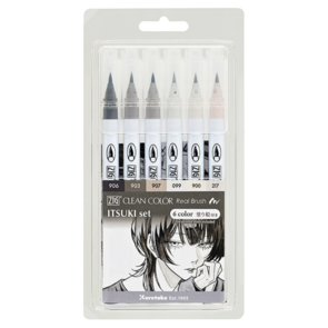 KURETAKE ZIG Clean Colour Real Brush x Istuki - 6pc