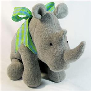 Funky Friends Factory Randy RHINO Soft Toy Sewing Pattern