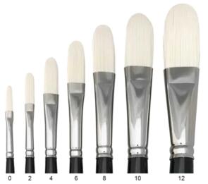 Trekell Opal - Long Filbert (Syn. Hog Bristle)