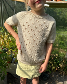 Petite Knit Rigmor's Summer Blouse - Knitting Pattern / Kit