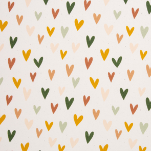 Swafing Hearts by Lausemia Ribbed Jersey 230gsm