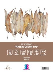 Art Spectrum 100% Cotton Watercolour Pad 300gsm Rough 15 Sheets