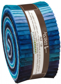 Robert Kaufman 2-1/2in Strips Prisma Dyes Open Waters, 40pcs/bundle