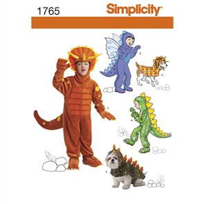 Simplicity Pattern 1765 Child's and Dog Costumes