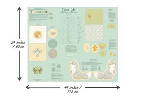 Studio E Fabrics Just Make It - Forest Life Panel