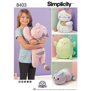 Simplicity Pattern 8403 Stuffed Kitties