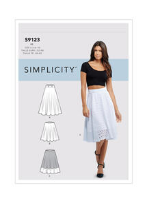 Simplicity Sewing Pattern Misses' Skirts