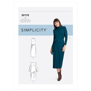 Simplicity Pattern 9175 Misses' Dress
