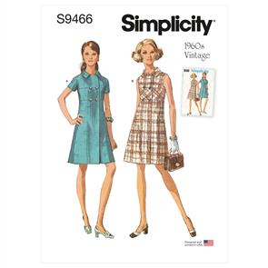 Simplicity Pattern 9466 Misses' Dress