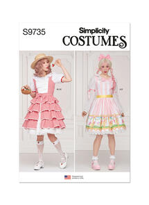 Simplicity Sewing Pattern Misses' Costume S9735