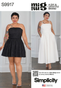 Simplicity Sewing Pattern Misses' Dresses and Belt by Mimi G S9917