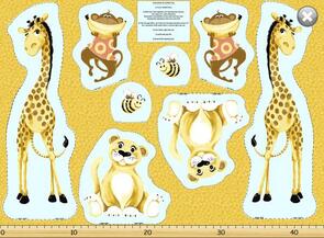 Susybee Buddies - Jungle Toys 29"/ 76cm Panel