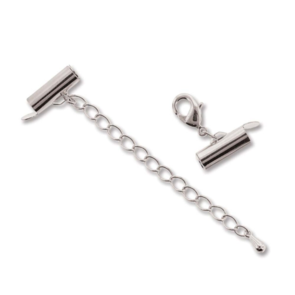 The Beadsmith Sliver Slide Connector W/extension Clasp - 13x5mm (10 Pcs)