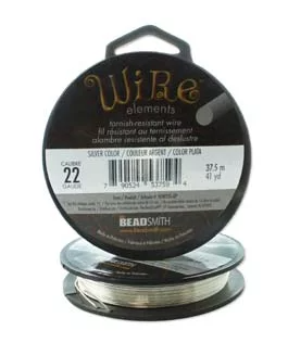 The Beadsmith Silver Colour Wire (Large)