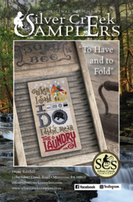 Silver Creek Samplers Cross Stitch Chart - To Have and to Fold