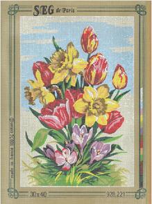 SEG De Paris Tapestry Canvas 30X40 #221