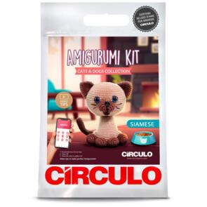 Circulo Amigurumi Kit (CATS & DOGS) Siamese