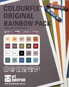Art Spectrum Colourfix™ Original 340gsm - 50x70cm Rainbow Pkt (20)